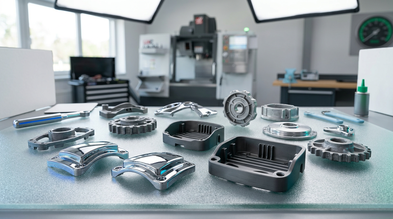 Zinc die casting parts with various finishes and complexity